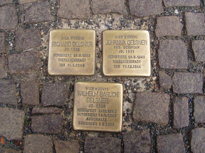 Beispiel von Stolpersteinen